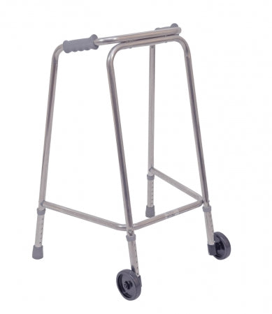 Ultra Narrow Lightweight Walking Frame - Large - Wheeled